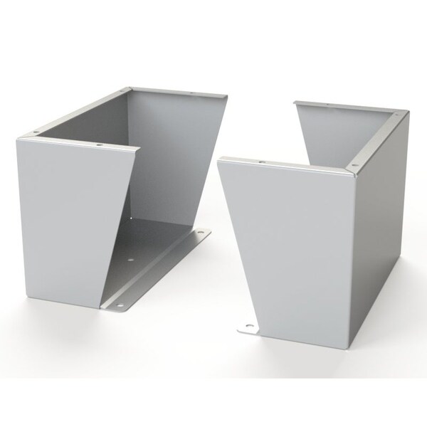 Floor Stand Kit, 12 in. H x 18 in. W x 9.12 in. L, Carbon Steel, 1 PR